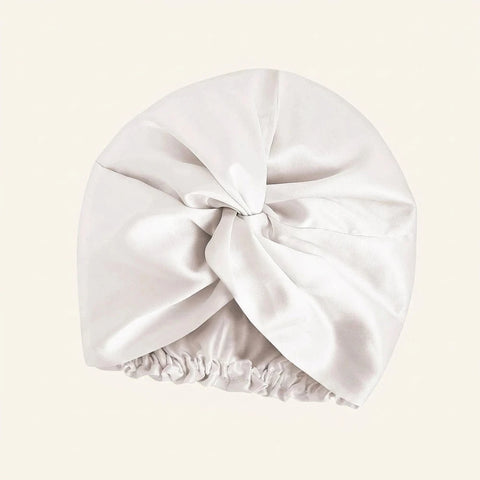 Gorro de dormir de seda de morera 22 momme · menos roce nocturno
