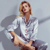 Pijama de seda de morera · conjunto de manga larga