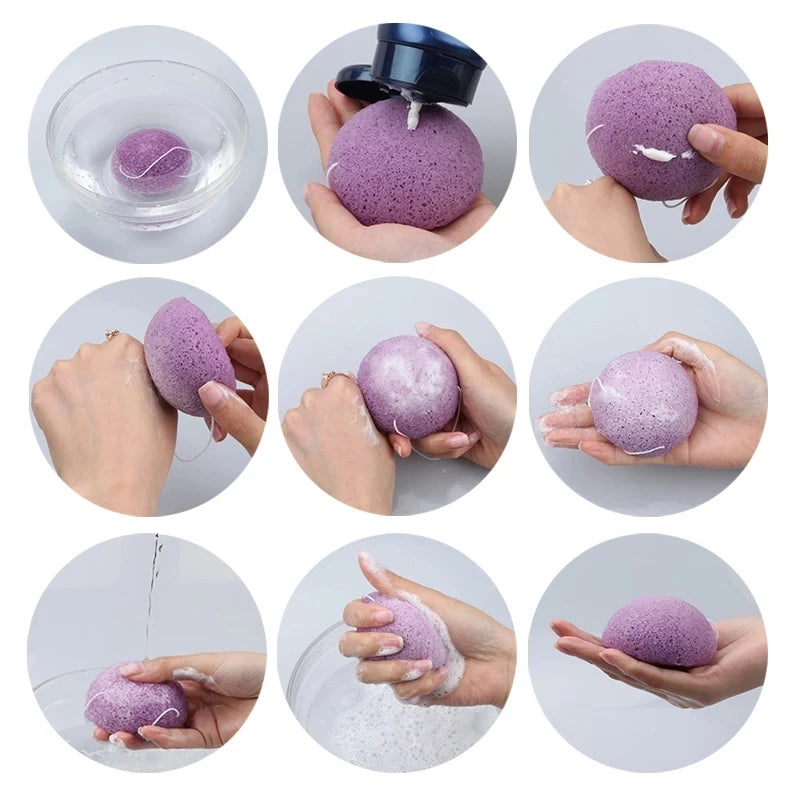 Esponja Konjac Facial Natural