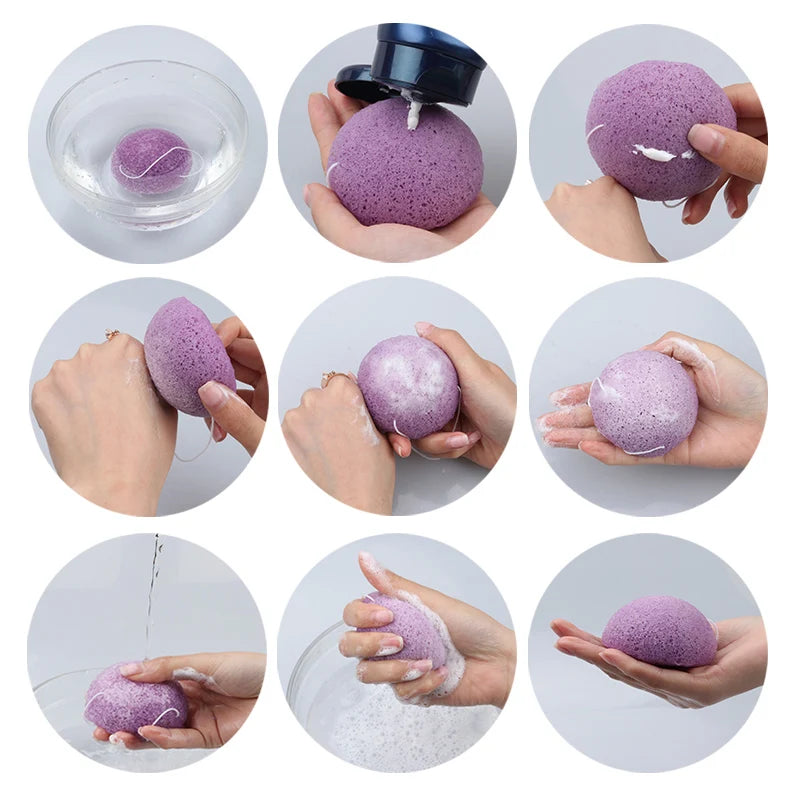 Esponja Konjac Facial Natural