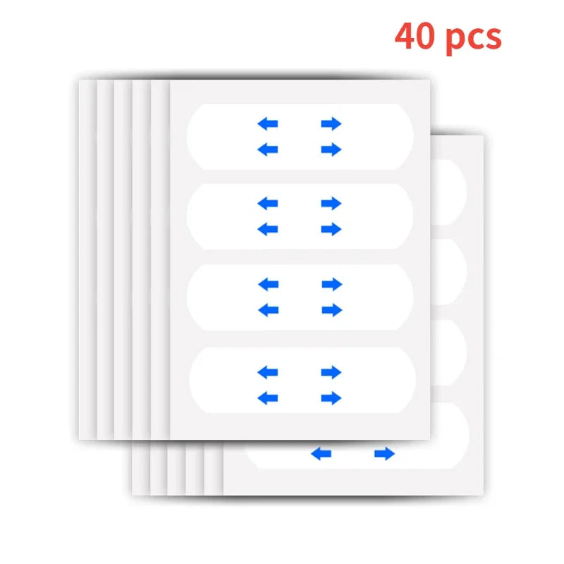 40-120PCS V-Shape Face Wrinkle Sagging Skin Adhesive Tape Lifting Face Stickers Invisible Transparent Thin Face Patche Lift Tool