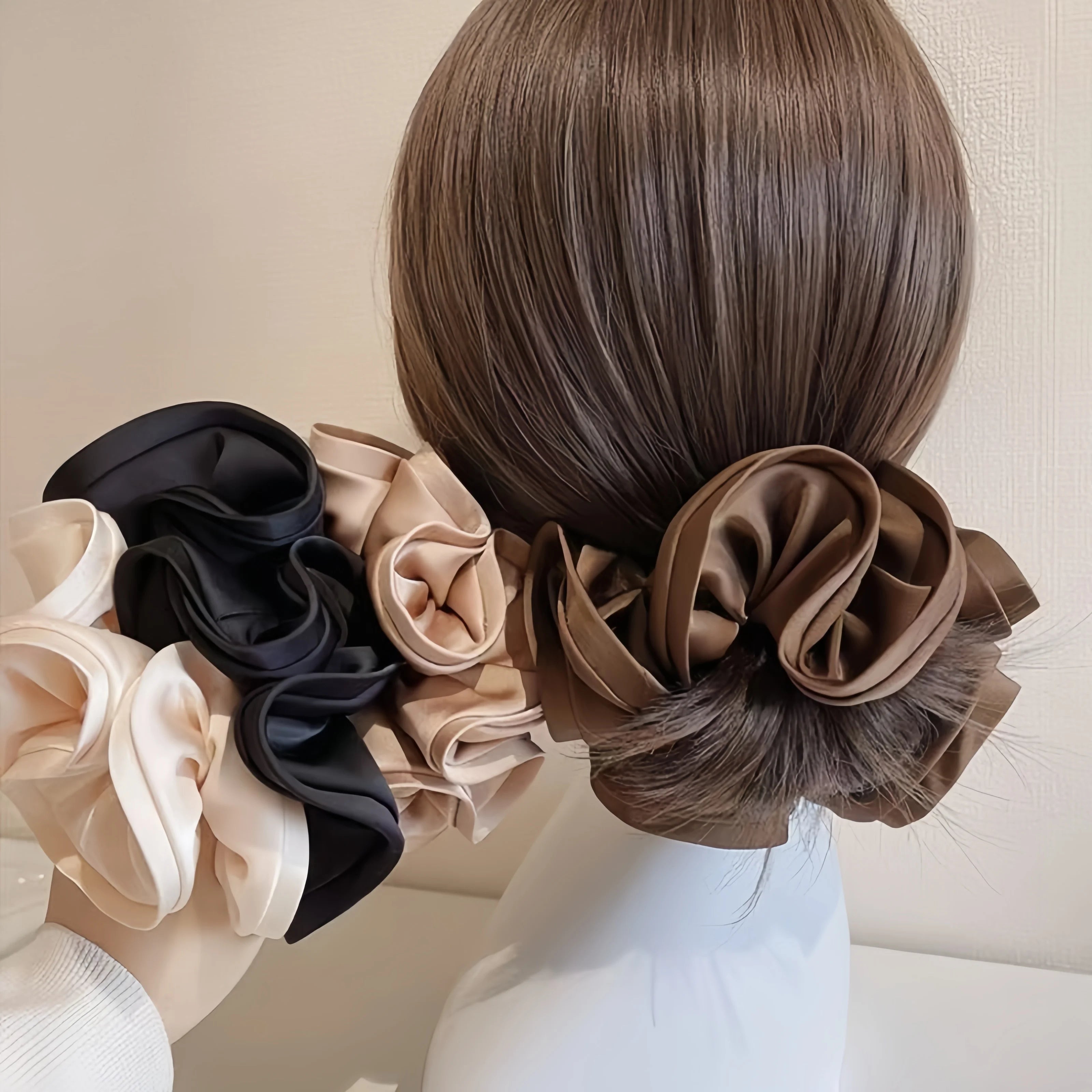 Scrunchie XXL Oversize de Satén