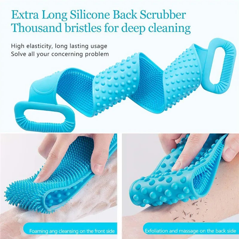 Cepillo Corporal de Silicona para Espalda