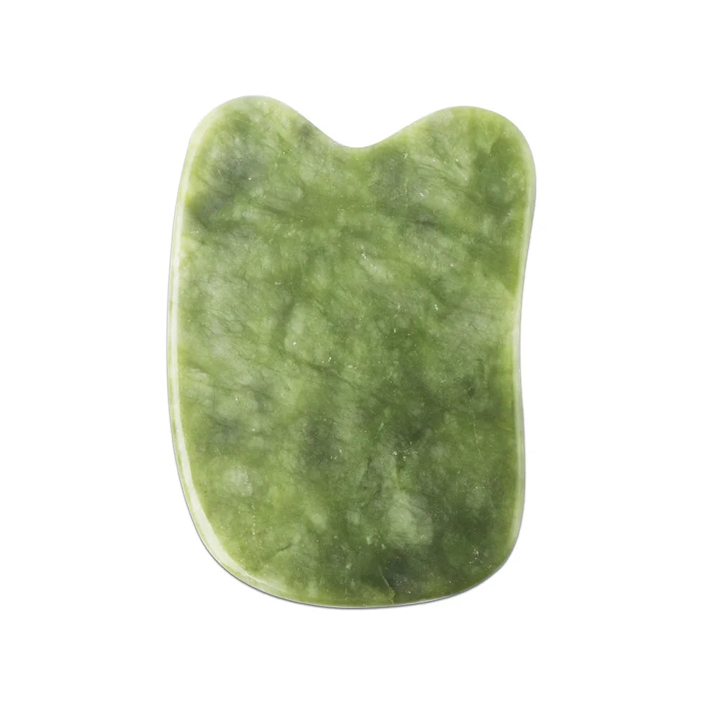 Gua Sha de Cuarzo Rosa Natural