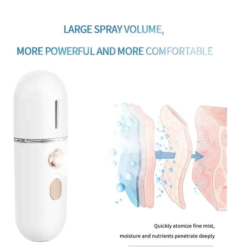 Nebulizador Facial Nano Portátil Recargable