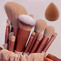 Set 14 Brochas Rosa Profesional con Estuche
