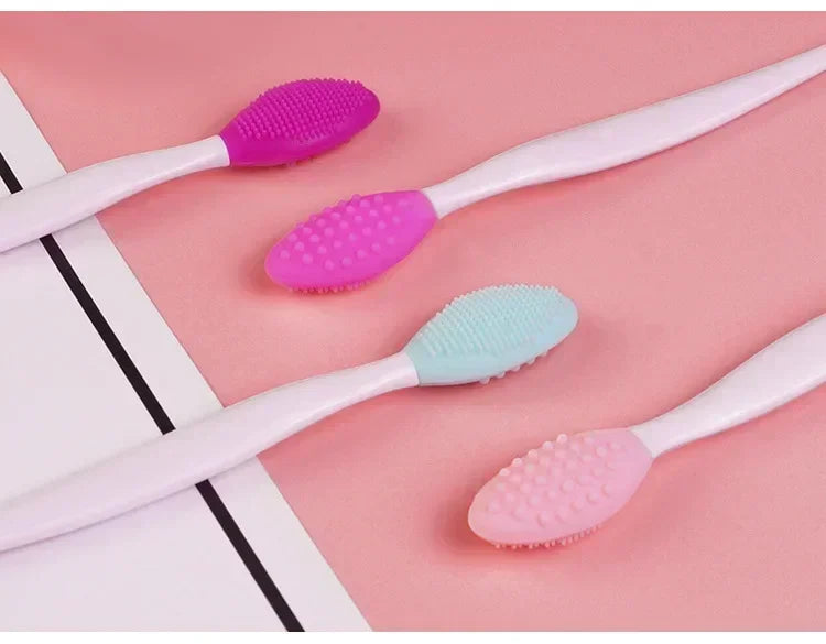 1/4PC Beauty Skin Care Wash Face Silicone Brush Cleansing Brush Exfoliating Nose Clean Blackhead Removal Brushes Tools