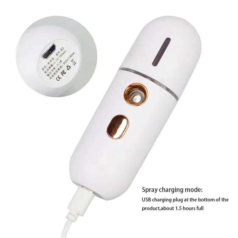 Nebulizador Facial Nano Portátil Recargable