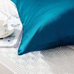 Funda de almohada de seda 22 momme · doble cara y cremallera