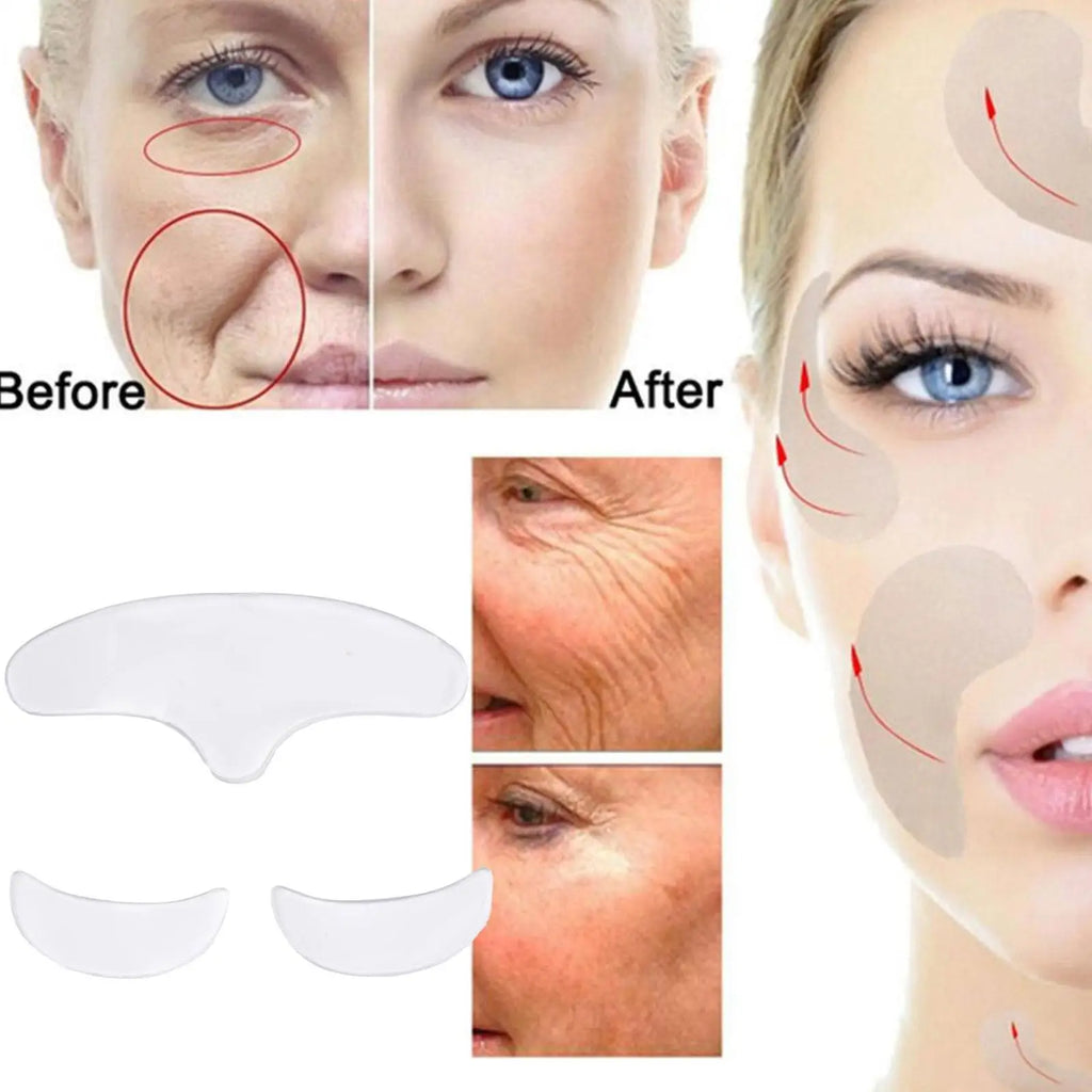 Reusable Anti Wrinkle Forehead Patch Silicone Silicone Patch Soft Comfortable Easy To Carry Facial Care Eye Mask Skin Care Tools