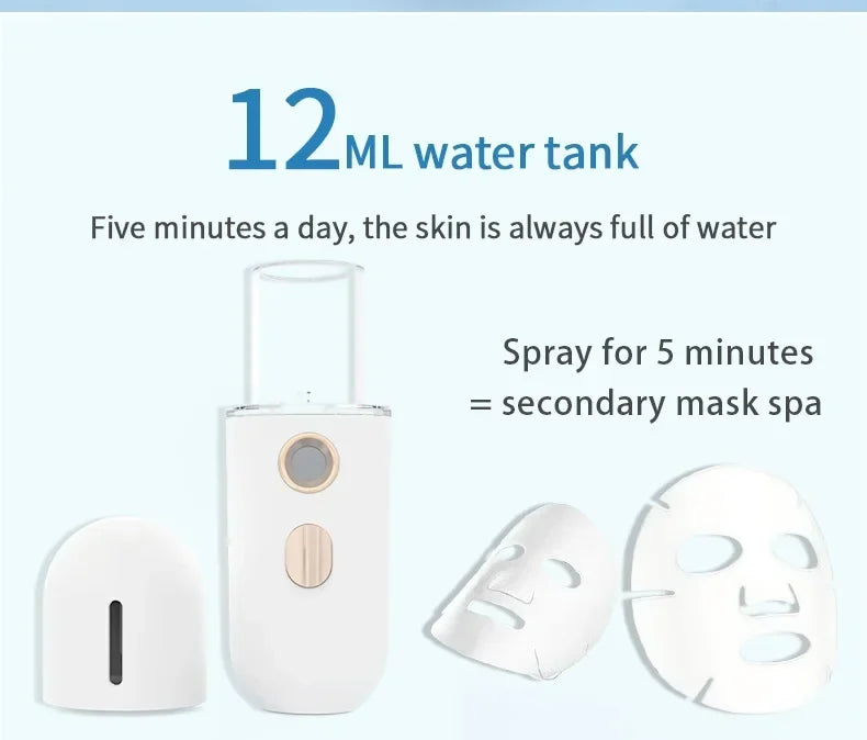 Nebulizador Facial Nano Portátil Recargable