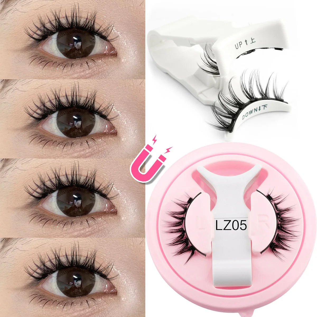 Pestañas Magnéticas Reutilizables 3D