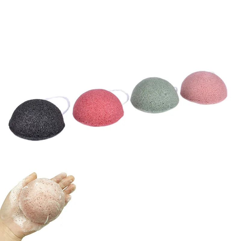 Makeup Konjac Sponge Exfoliator Cleanse Konjac Sponge Natural Konjac Konnyaku Puff Face Wash Cleaning Sponge