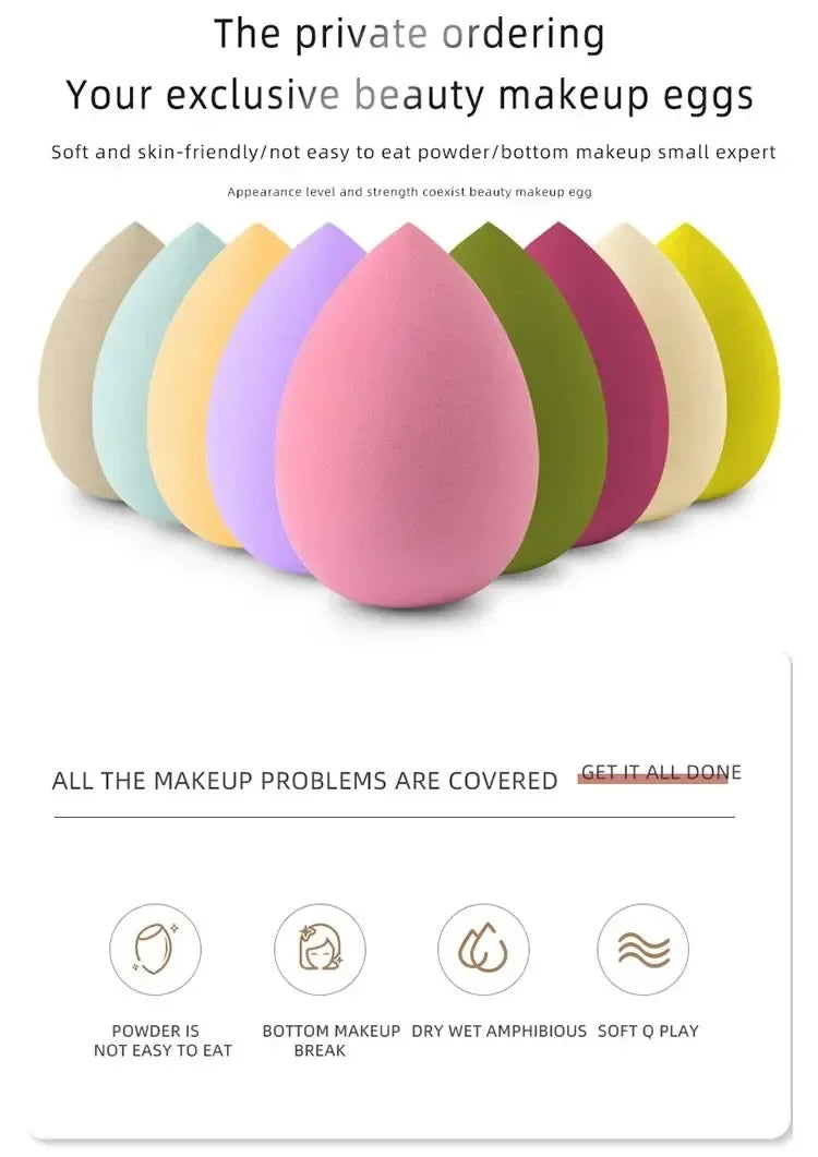 Esponjas de Maquillaje Beauty Egg (set)