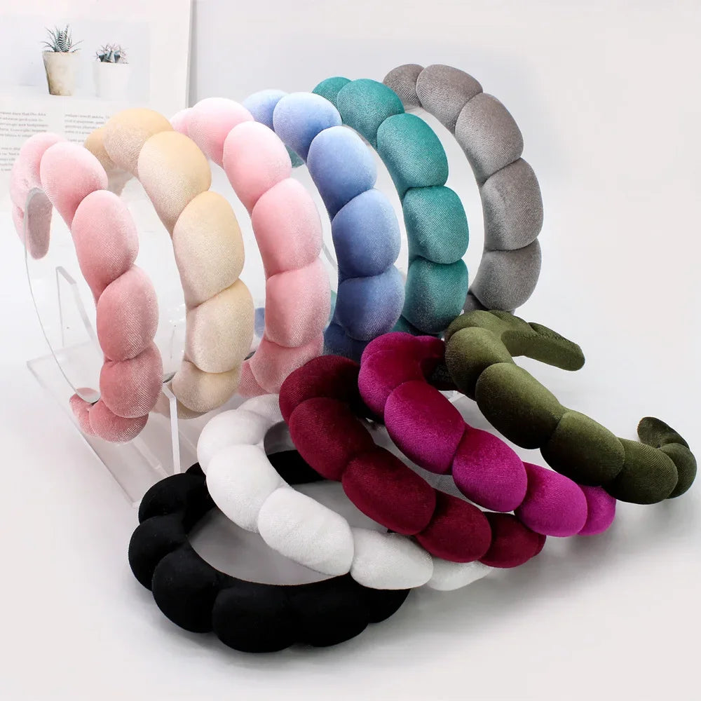 Diadema spa de terciopelo