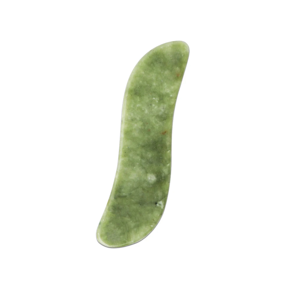 Gua Sha de Cuarzo Rosa Natural