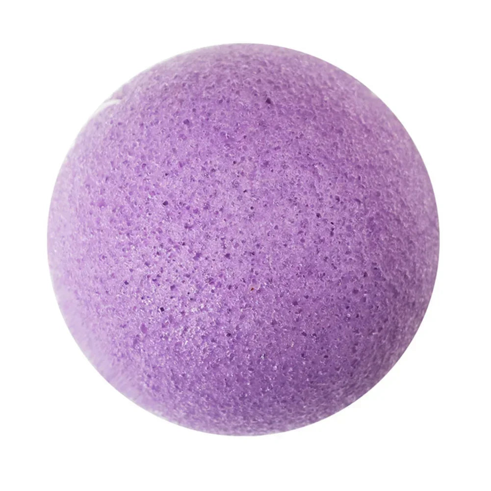 1Pc Puff Natural Cleanse Exfoliator Puff Face Cleaning Sponge Round Shape Konjac Face Washing Facial Tools Wholesale 2025