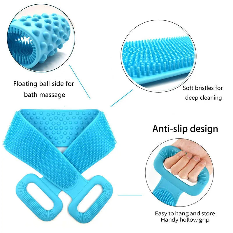 Cepillo Corporal de Silicona para Espalda