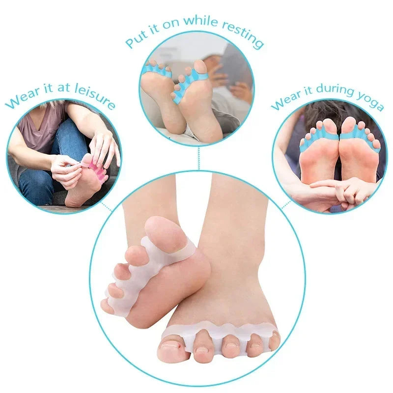 Separadores de Dedos de Silicona (Pedicura)
