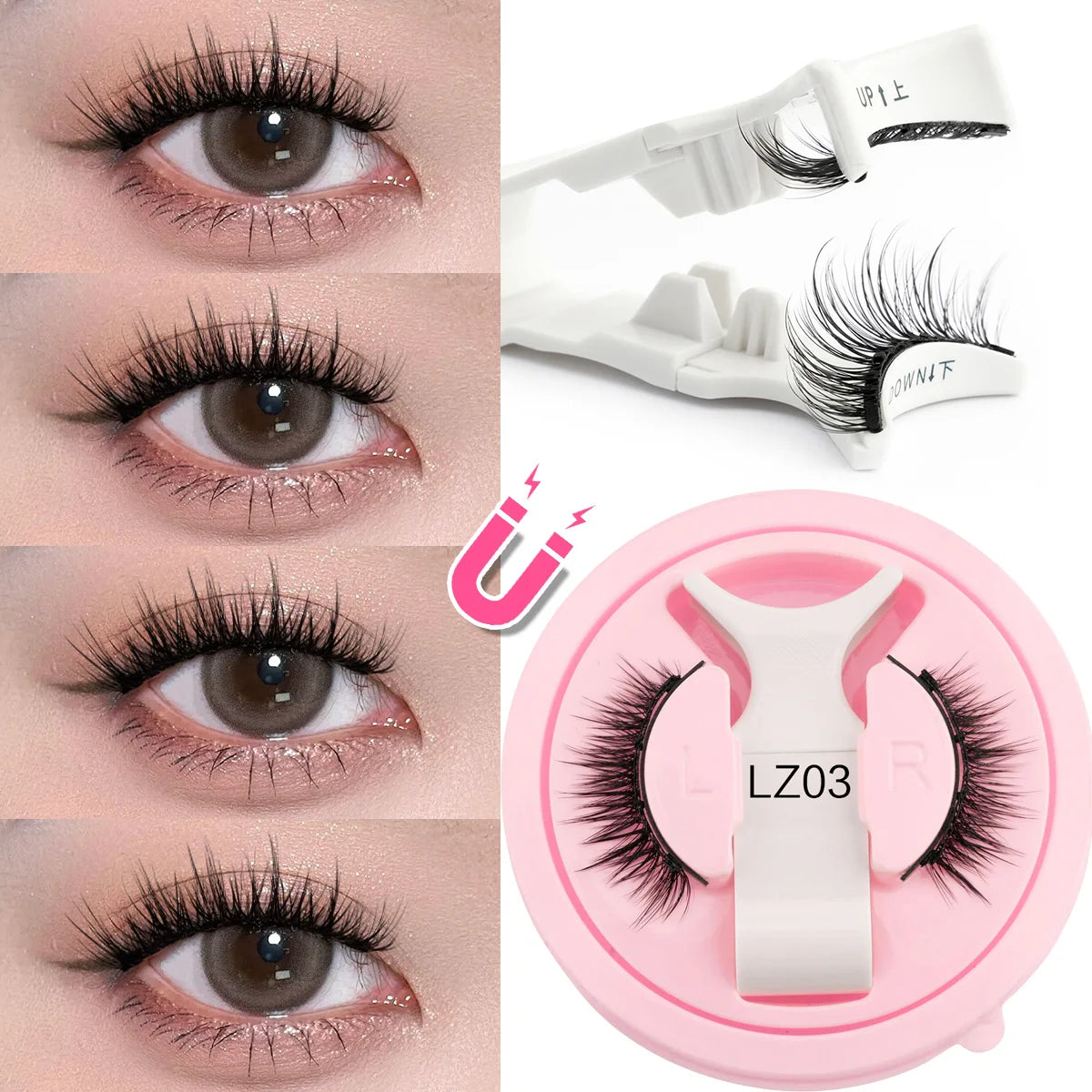 Pestañas Magnéticas Reutilizables 3D