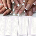 Guias Adhesivas para Manicura Francesa