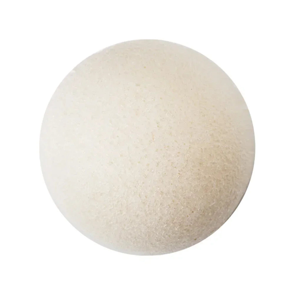 1Pc Puff Natural Cleanse Exfoliator Puff Face Cleaning Sponge Round Shape Konjac Face Washing Facial Tools Wholesale 2025