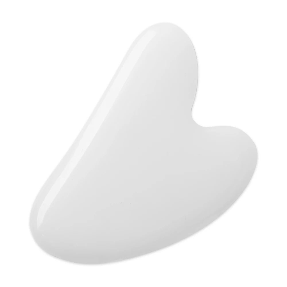 Gua Sha de Cuarzo Rosa Natural