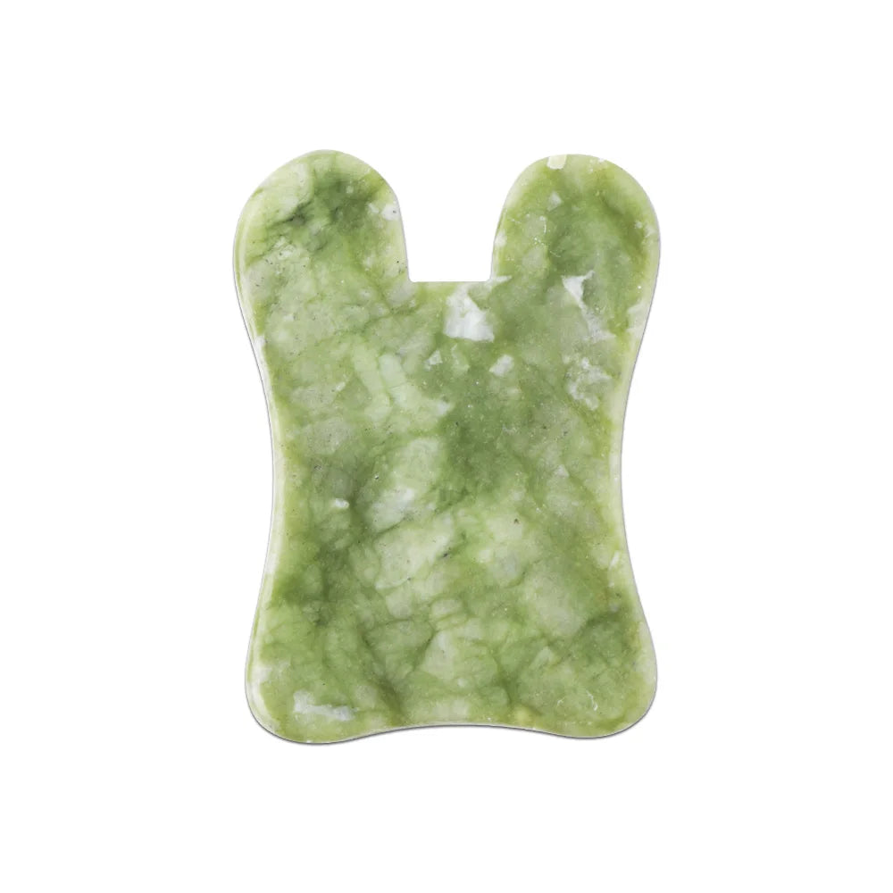 Gua Sha de Cuarzo Rosa Natural