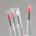 Brocha labial retráctil de aluminio