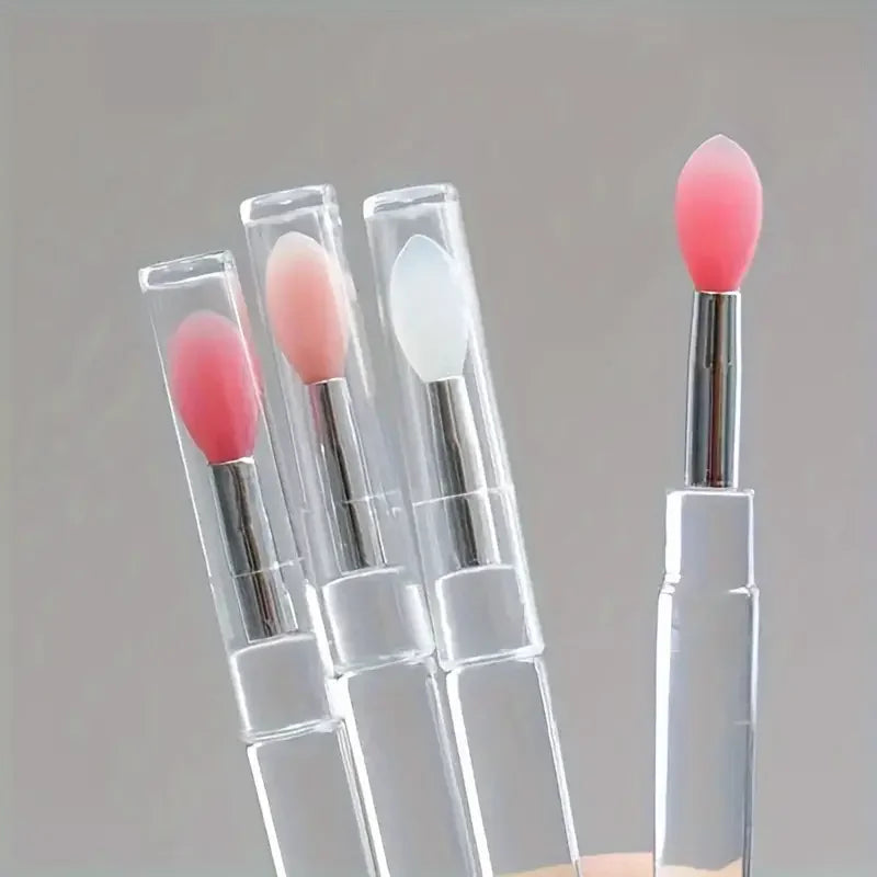 Brocha labial retráctil de aluminio