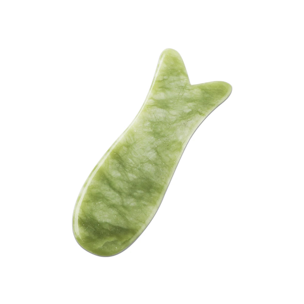 Gua Sha de Cuarzo Rosa Natural
