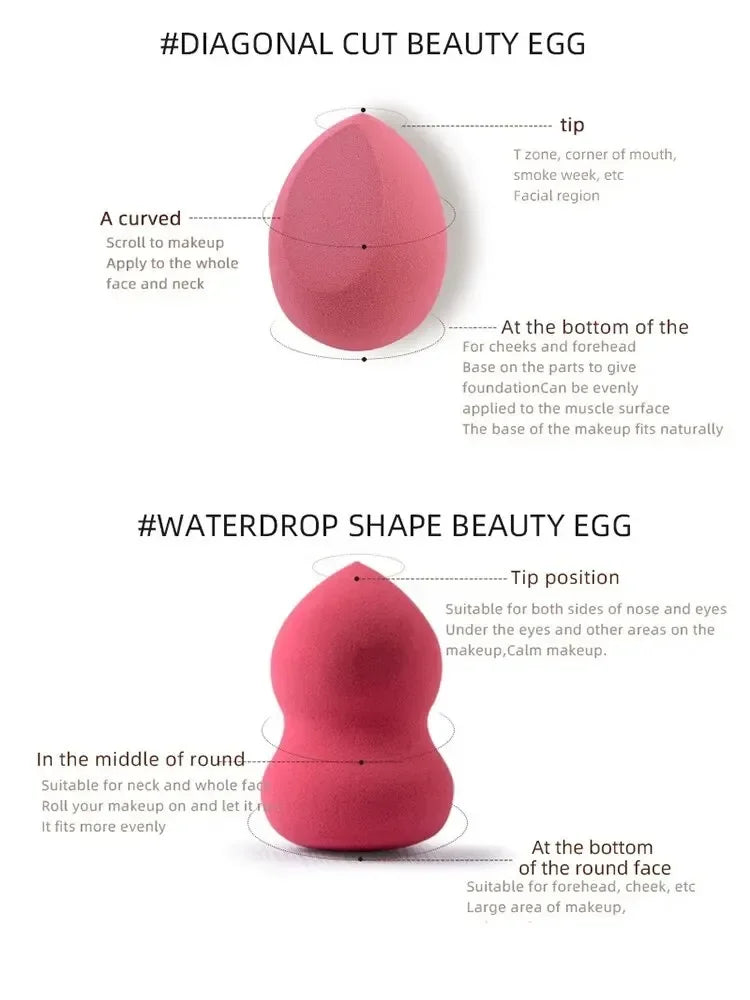 Esponjas de Maquillaje Beauty Egg (set)