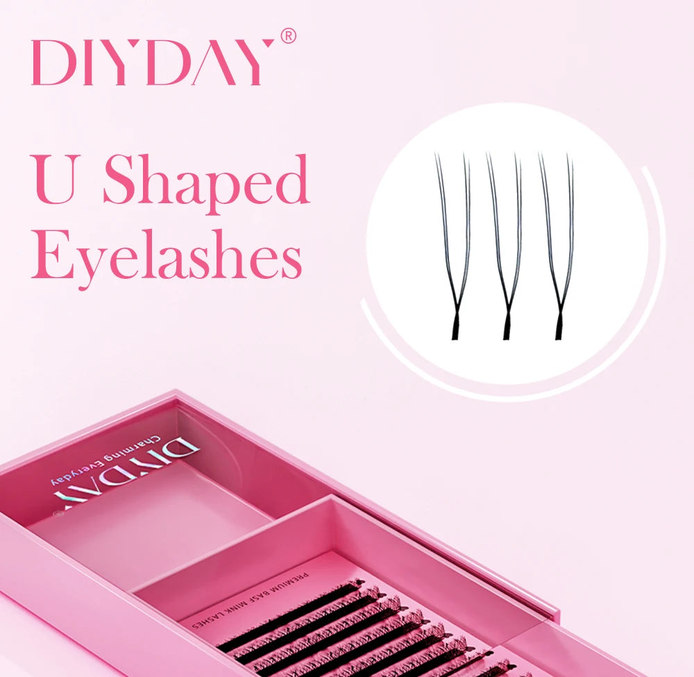 Extensiones de Pestañas en U (DIY)