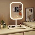 Espejo tríptico plegable con luz LED