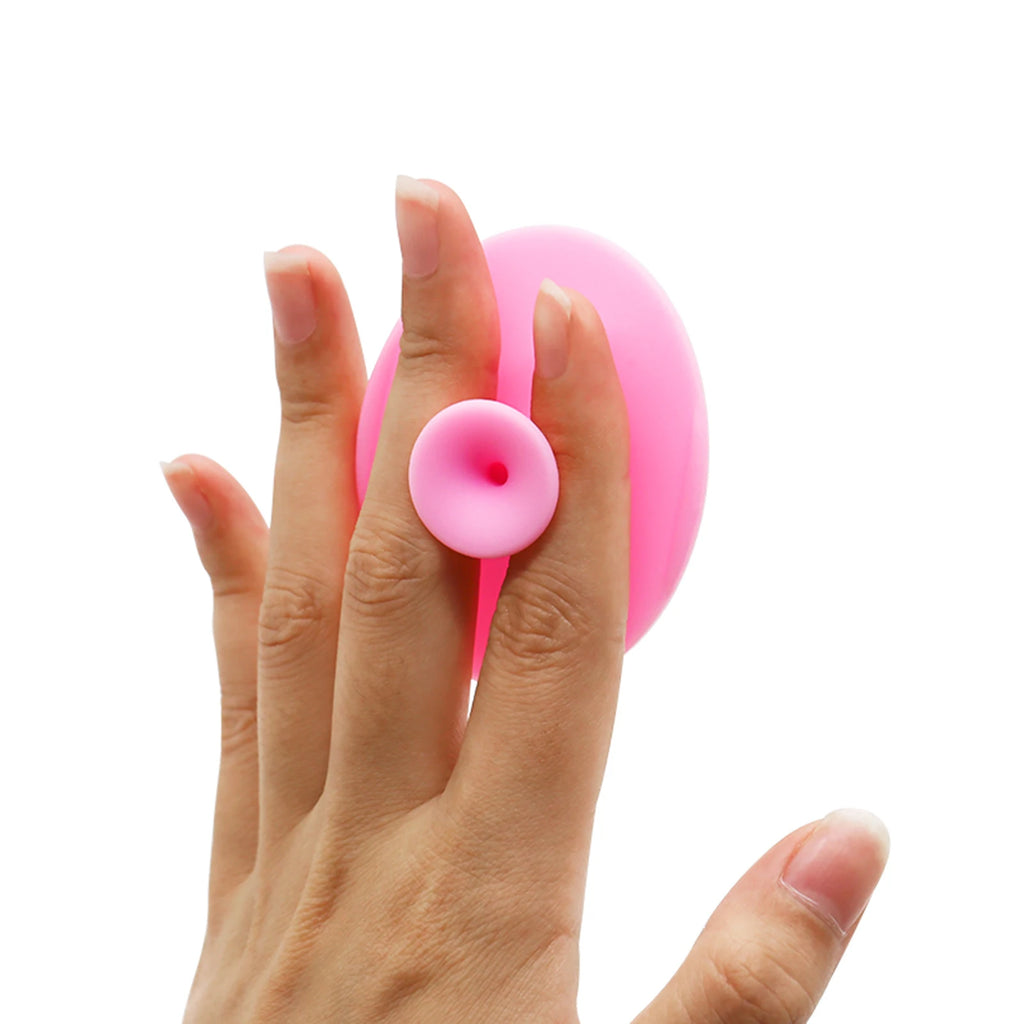 Soft Silicone Face Brush Cleanser and Massager Manual Facial Cleansing Brush Exfoliating Silicone Face Scrubber for Women Man