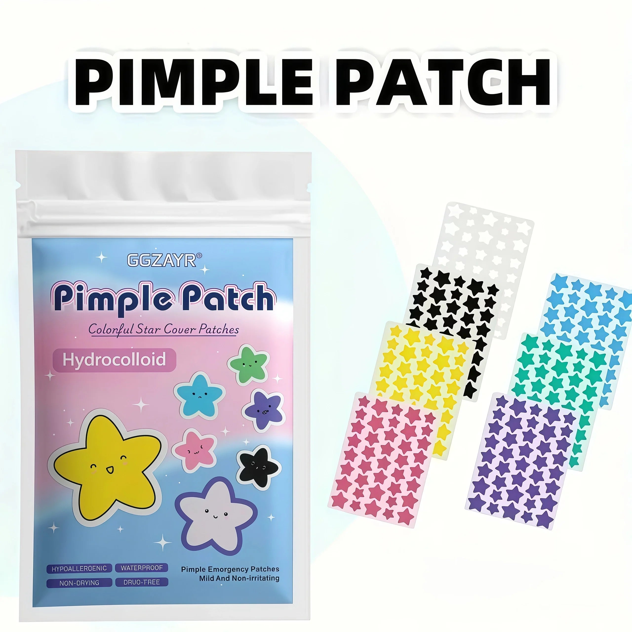 Parches para Granitos Estrella 7 Colores (mega pack)