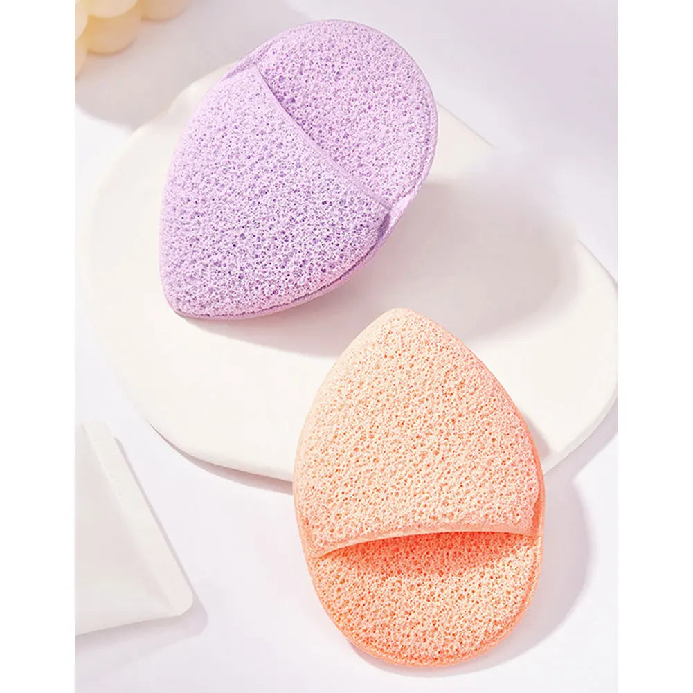 1/12Pcs 6 Colors Hemisphere Natural Konjac Sponge Cosmetic Puff Face Cleaning Sponge Face Washing Flutter Makeup Tools