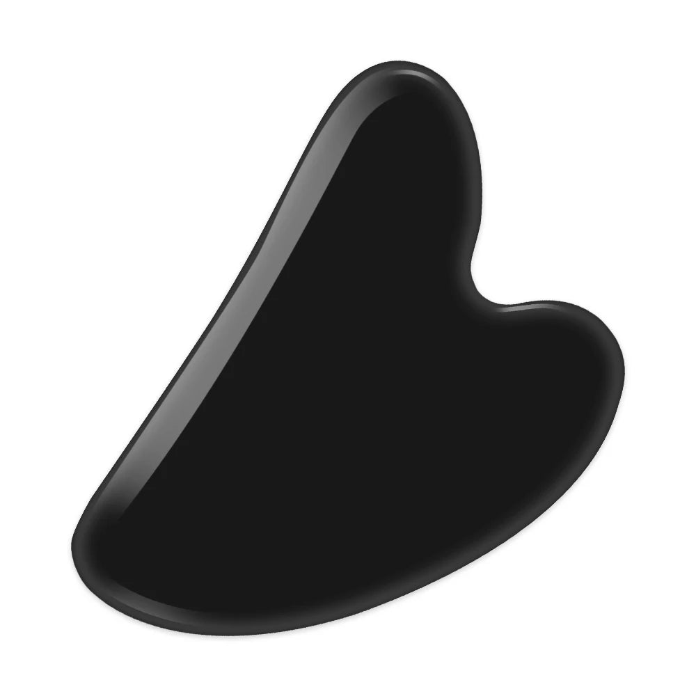 Gua Sha de Cuarzo Rosa Natural