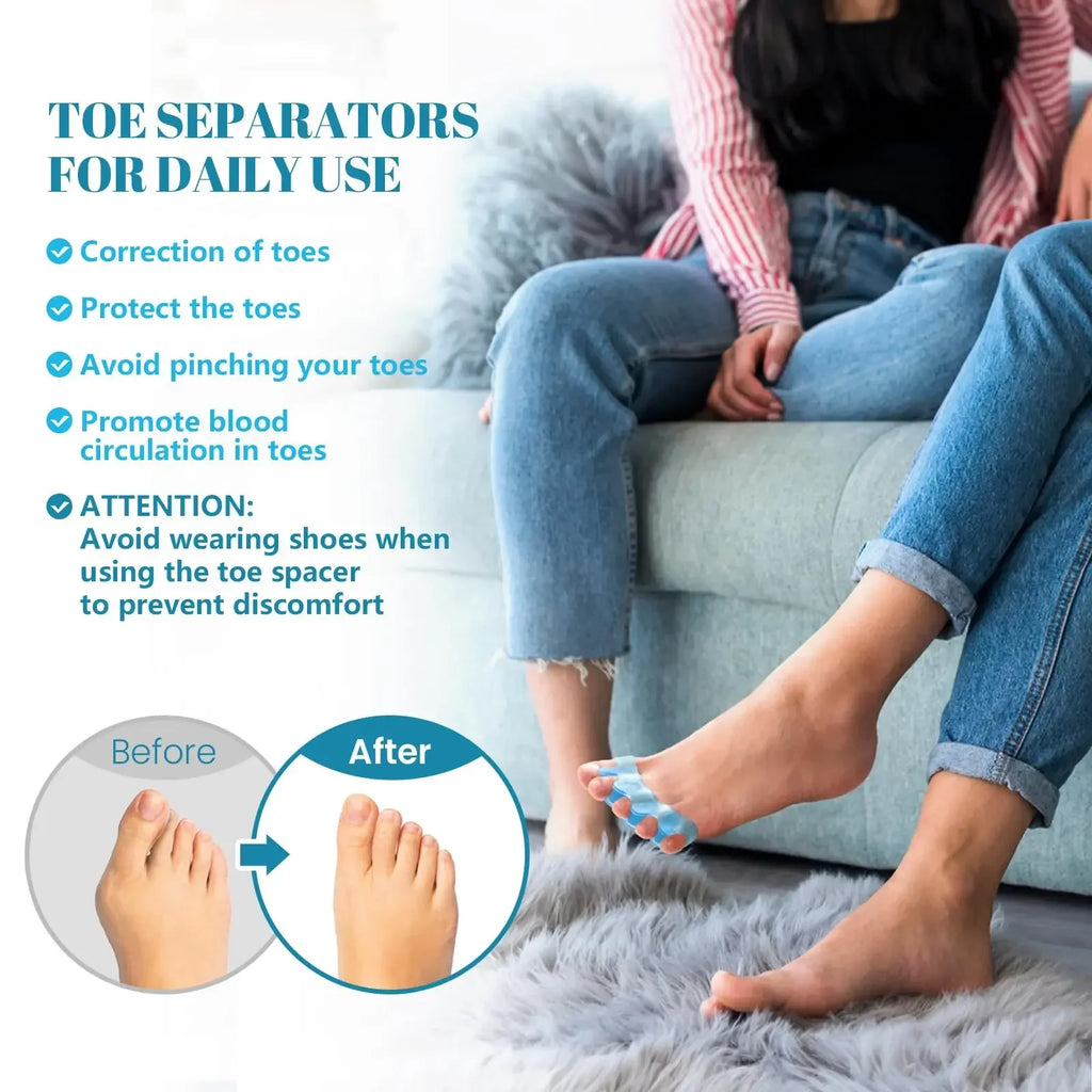 Separadores de Dedos de Silicona (Pedicura)