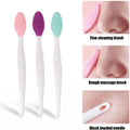 Cepillo exfoliante labial de silicona doble cara