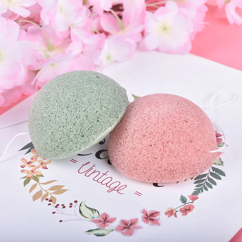 Makeup Konjac Sponge Exfoliator Cleanse Konjac Sponge Natural Konjac Konnyaku Puff Face Wash Cleaning Sponge