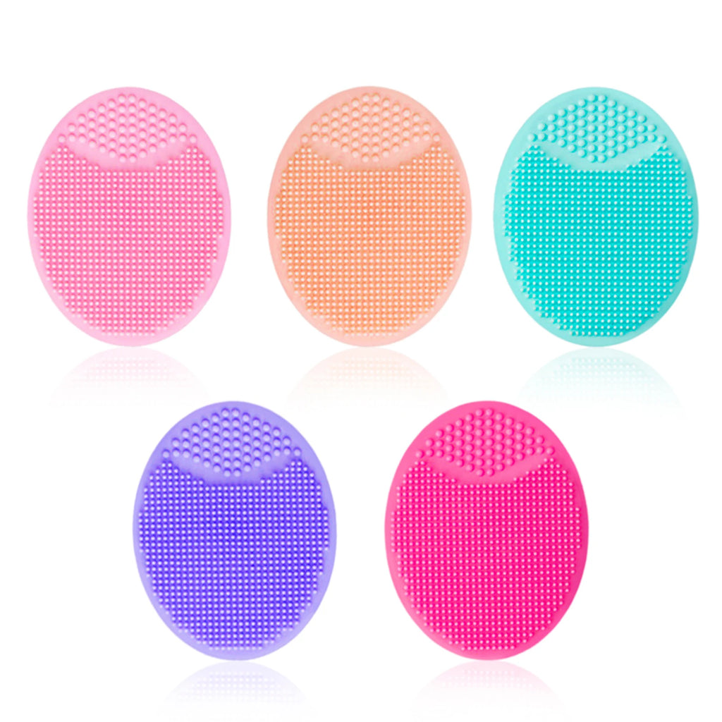 Soft Silicone Face Brush Cleanser and Massager Manual Facial Cleansing Brush Exfoliating Silicone Face Scrubber for Women Man