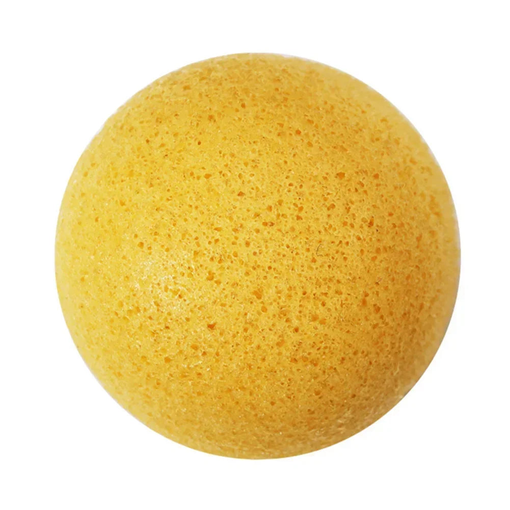 1Pc Puff Natural Cleanse Exfoliator Puff Face Cleaning Sponge Round Shape Konjac Face Washing Facial Tools Wholesale 2025
