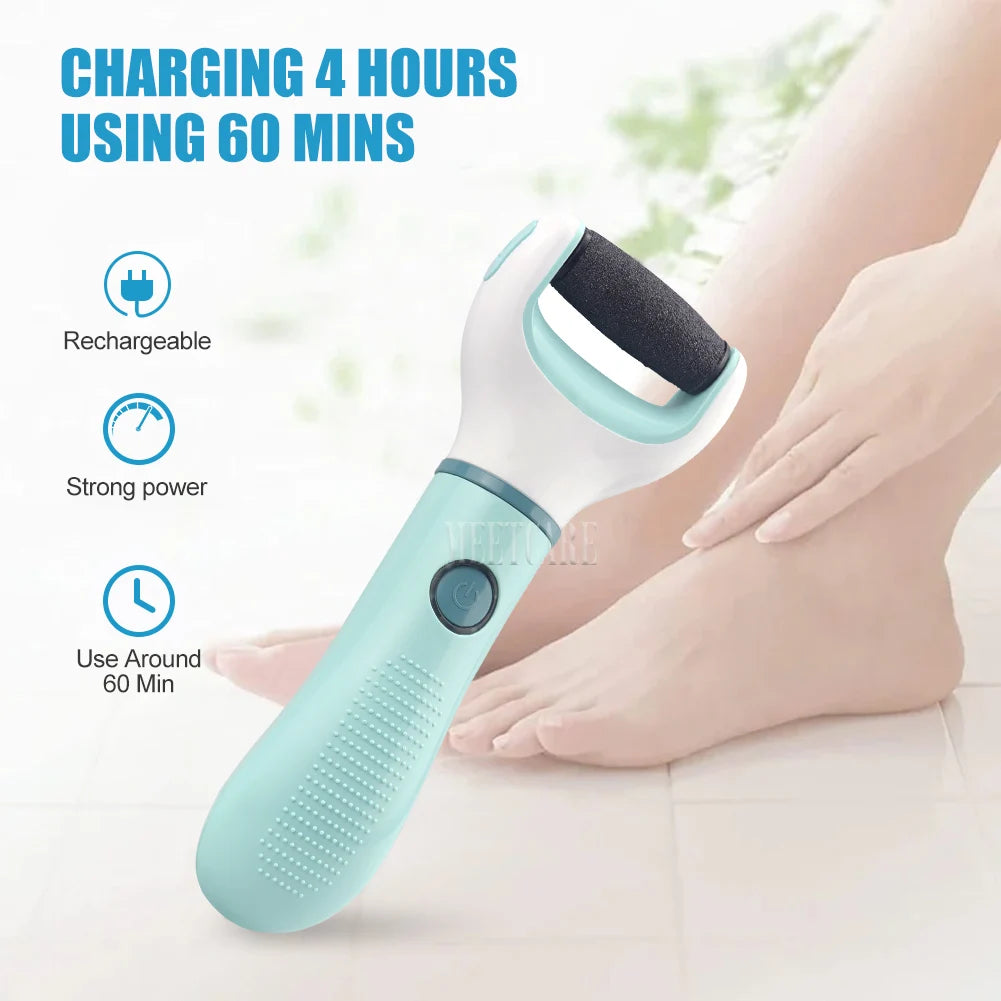 Lima Eléctrica de Pies Recargable USB