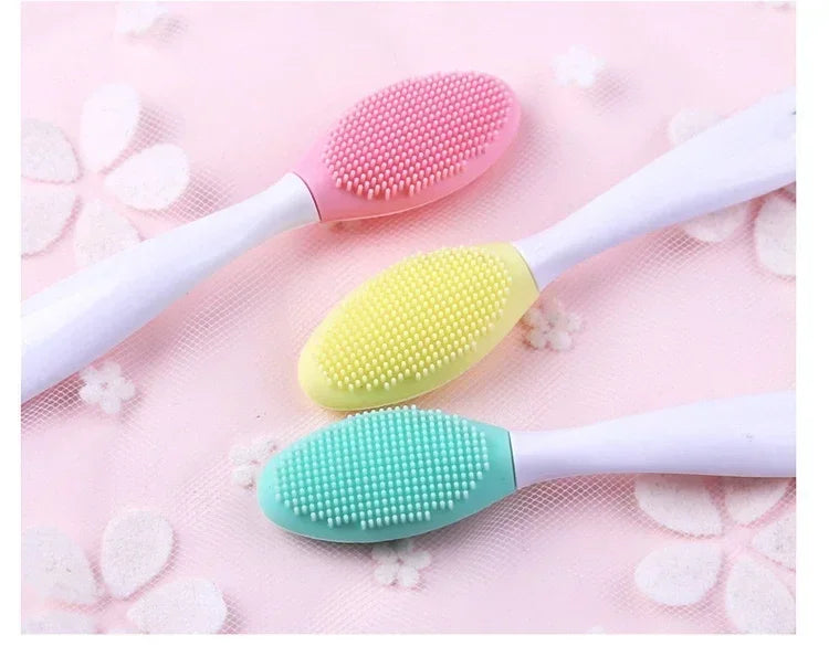 1/4PC Beauty Skin Care Wash Face Silicone Brush Cleansing Brush Exfoliating Nose Clean Blackhead Removal Brushes Tools