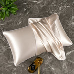 Funda de almohada de seda 22 momme y lyocell