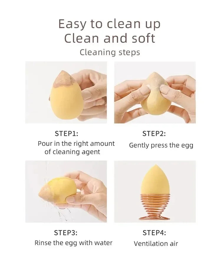 Esponjas de Maquillaje Beauty Egg (set)