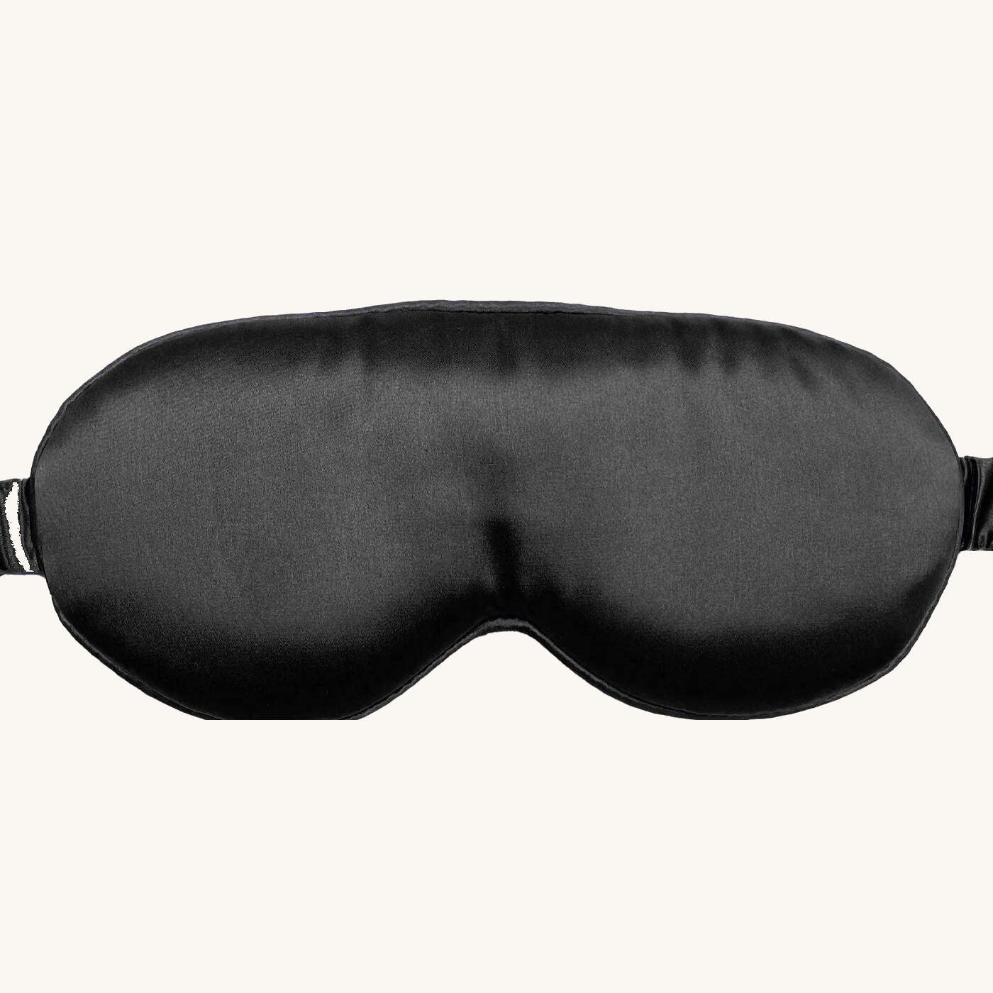 Antifaz de seda 3D con cavidades para los ojos en color negro