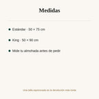 Funda de almohada de seda de morera de 19 momme: medidas y tallas