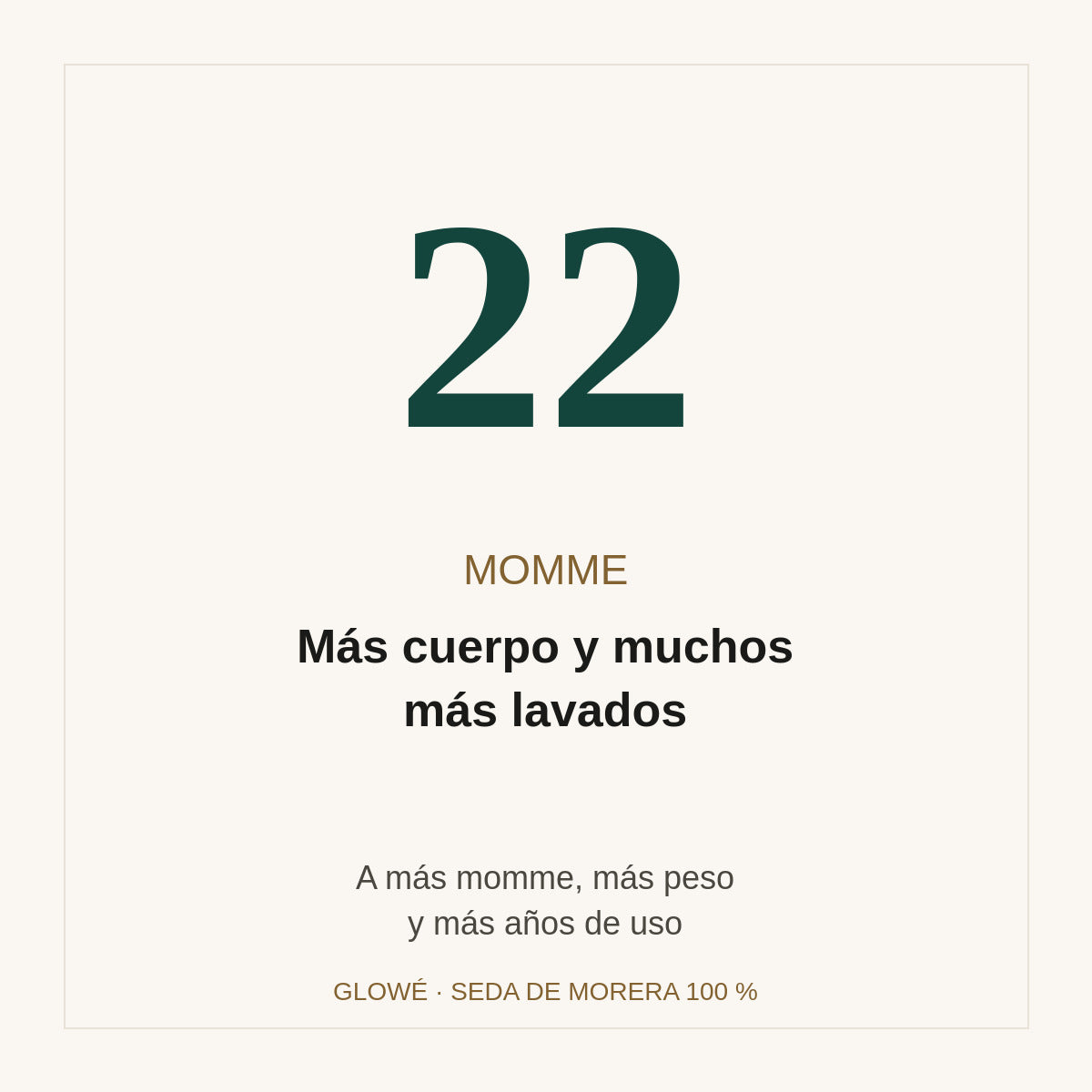Funda de almohada de seda de morera de 22 momme: el gramaje que la mide